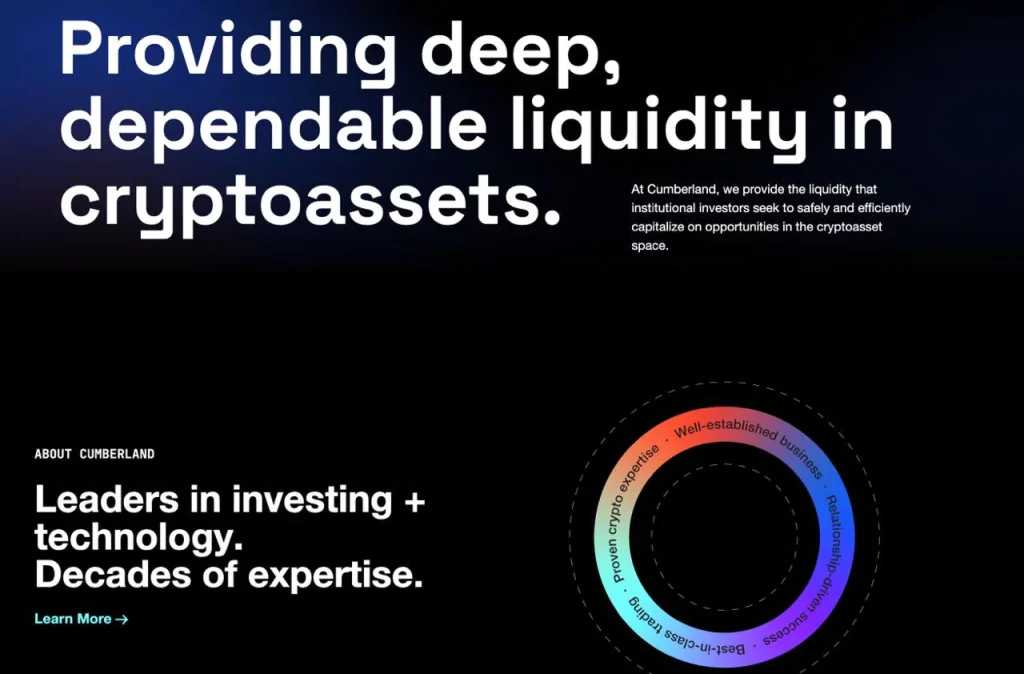 Cumberland liquidity provider
