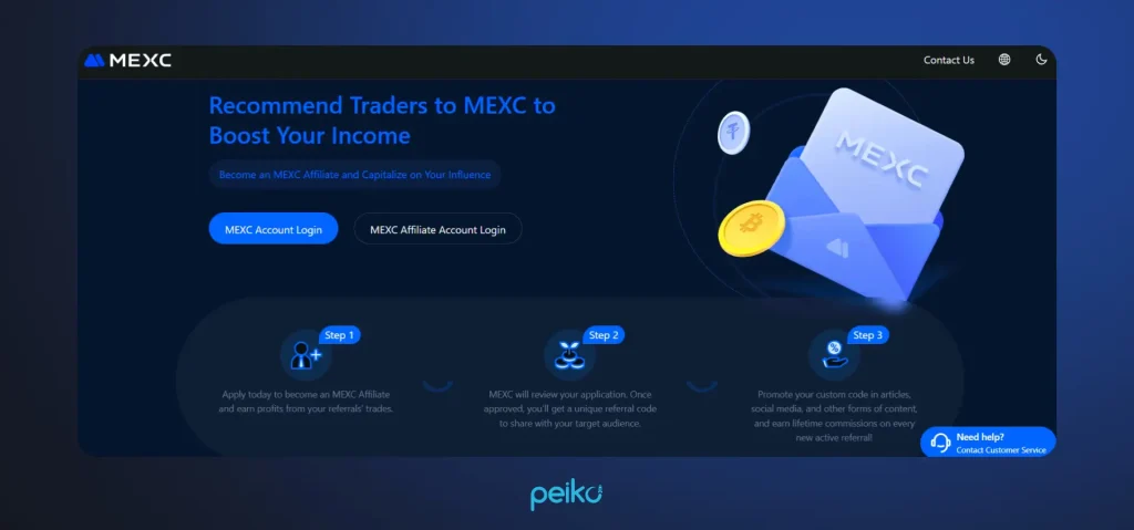 MEXC provides one of the best crypto affiliate programs