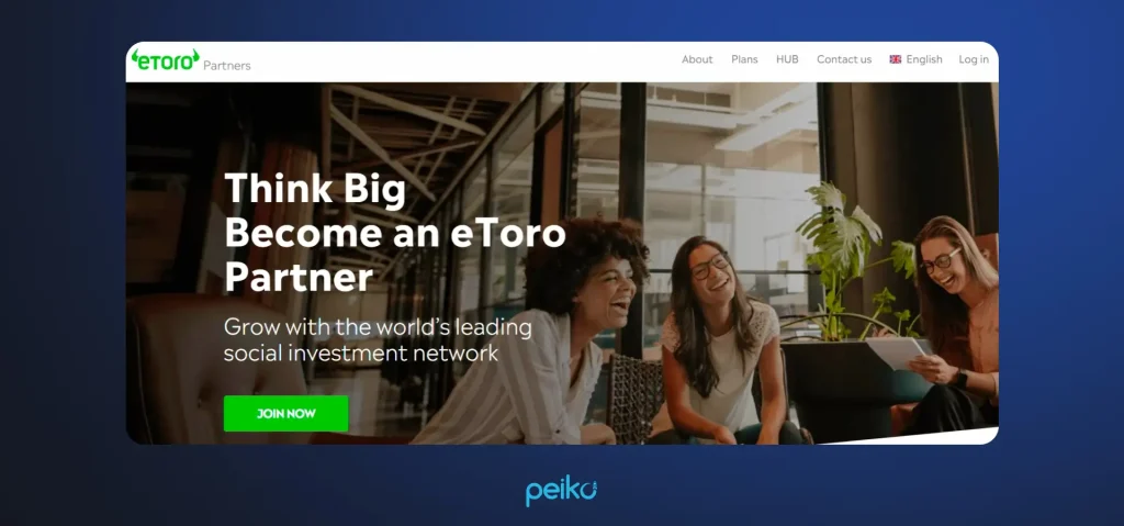 eToro has one of the best cryptocurrency affiliate programs