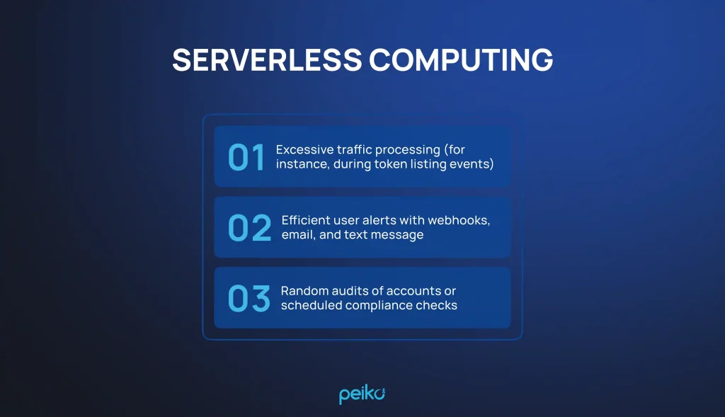 Serverless computing in modular vs monolithic blockchains